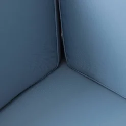 2pc Brava Outdoor Acacia Wood Right Arm Loveseat & Coffee Table With Cushion Teak/Blue - Christopher Knight Home -Garden Furniture Store GUEST 25c45e15 815b 4871 9b77 7bc3e01e807c