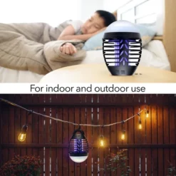 Dartwood Outdoor Bug Zapper - Waterproof, USB Rechargeable And Battery Powered Mosquito Killer, Insect Trap And Fly Swatter -Garden Furniture Store GUEST 2689694a 14c9 44fc b92c d30bab1ff602