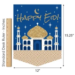 Big Dot Of Happiness Ramadan - Outdoor Home Decorations - Double-Sided Eid Mubarak Party Garden Flag - 12 X 15.25 Inches -Garden Furniture Store GUEST 27a70134 825d 4ed2 896a 80348ddf9085