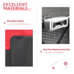 Tangkula Patio Rattan Daybed With 4 Pillows Cushioned Sofa For Outdoor 19 Tangkula Patio Rattan Daybed With 4 Pillows Cushioned Sofa For Outdoor -Garden Furniture Store GUEST 2804119a 38b1 4cbc 97bc c197ee1a4546