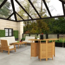 Patio Bar Table Teak - Olivia & May -Garden Furniture Store GUEST 284c00b0 ce5d 45e6 a54f fb0a3d7749c9