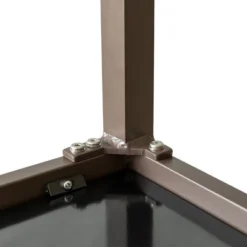 3pc Outdoor Five Position Adjustable Aluminum Curved Lounge Set Brown - Crestlive Products -Garden Furniture Store GUEST 28b253f5 5970 4f2e 81ae b6589c2e0f3a