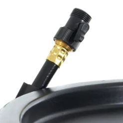 FCMP Outdoor RC45 45 Gallon Heavy Duty Outdoor Home Rain Water Catcher Barrel Container With Hose & Debris Screen, Black -Garden Furniture Store GUEST 28f91947 1155 4572 a390 0907abf4ef7a