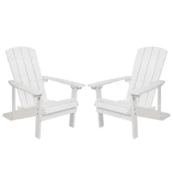 Flash Furniture Set Of 2 Charlestown All-Weather Poly Resin Wood Adirondack Chairs 36 Flash Furniture Set Of 2 Charlestown All-Weather Poly Resin Wood Adirondack Chairs -Garden Furniture Store GUEST 29de4b6a 9f5f 4674 9661 0d615d7f6da1