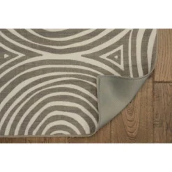 Solway Washable Outdoor Rug Ivory/Brown - Linon -Garden Furniture Store GUEST 29fac1c3 e12e 42a0 9250 d15938b26fc1