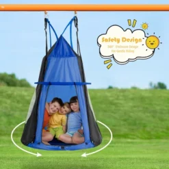 Costway 40'' Kids Hanging Chair Swing Tent Set Hammock Nest Pod Seat -Garden Furniture Store GUEST 2ac7b245 1c2b 4dc7 9a81 d1ad644eed4e