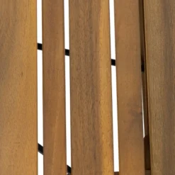 Kyoto 3pc Outdoor Acacia Wood Chaise Lounge Set - Teak/Yellow - Christopher Knight Home -Garden Furniture Store GUEST 2acb46b8 e41b 4c11 aa32 4073e56b05b9