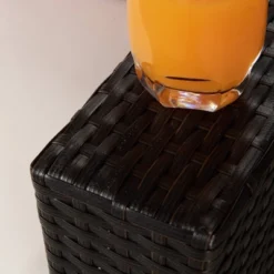 7pc Outdoor Rattan Wicker Set With Cushions - Brown/Beige/Red - GODEER -Garden Furniture Store GUEST 2b01cb65 915d 46a8 8576 df0f4c3c7547