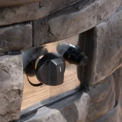 Maison 5pc Acacia Wood And Light Weight Concrete Adirondack Chair And Fire Pit Set - Gray - Christopher Knight Home -Garden Furniture Store GUEST 2b2469c9 6887 4bd7 b57f 84c3dacc8a6c