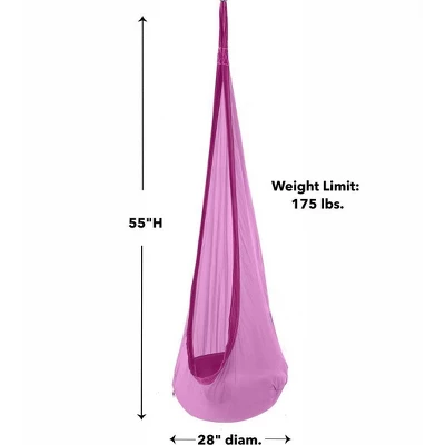 HugglePod Lite Indoor/Outdoor Nylon Hanging Chair With Inflatable Cushion 2 HugglePod Lite Indoor/Outdoor Nylon Hanging Chair With Inflatable Cushion - Image 2