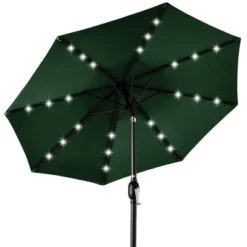 Best Choice Products 10ft Solar LED Lighted Patio Umbrella W/ Tilt Adjustment, UV-Resistant Fabric -Garden Furniture Store GUEST 2c7b64b7 d798 43df 98d0 64b72b8b1731