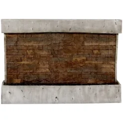 Sunnydaze Decor Sunnydaze 24"H Electric Polyresin Ancient Wall Indoor/Outdoor Wall-Mount Water Fountain -Garden Furniture Store GUEST 2ca0580e 3bd4 4a55 9441 ec06a9057ff4