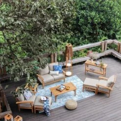 Cambridge Casual Caterina Teak Outdoor Patio Ottoman With Cushion 12 Cambridge Casual Caterina Teak Outdoor Patio Ottoman With Cushion -Garden Furniture Store GUEST 2cbe96b4 2b9e 4a0a 95e8 346ffb463608