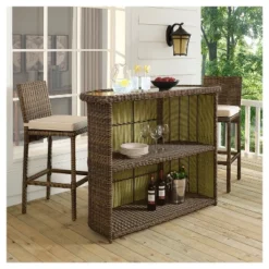Bradenton Outdoor Wicker Bar - Crosley 6 Bradenton Outdoor Wicker Bar - Crosley -Garden Furniture Store GUEST 2cc7b1e9 f2ac 4d3e bd26 44187073d2a6