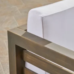 Oana Acacia Wood Club Chair - Gray/White - Christopher Knight Home 8 Oana Acacia Wood Club Chair - Gray/White - Christopher Knight Home -Garden Furniture Store GUEST 2d755184 19bf 4ca2 934d 10348501e4aa