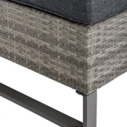 Outsunny 4 Piece Patio Furniture Set, Outdoor Sofa Set With 2 Loveseats, Cushions, Coffee Table, Storage Side Table, PE Rattan Wicker, Gray 10 Outsunny 4 Piece Patio Furniture Set, Outdoor Sofa Set With 2 Loveseats, Cushions, Coffee Table, Storage Side Table, PE Rattan Wicker, Gray -Garden Furniture Store GUEST 2e6c57cf 16bd 4c63 b8d4 70764123ff56