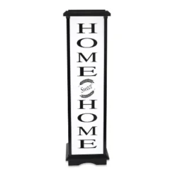 Techko Maid LED Solar 33.3" Welcome Home Large Decorative Outdoor Lantern Off-White/Yellow -Garden Furniture Store GUEST 2f24e444 e531 49a6 a6bc 9fb520b973ec