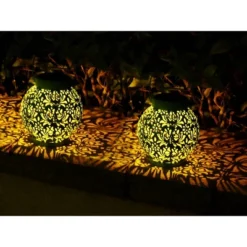 2pk Round Decorative Outdoor Lanterns Green - Techko Maid 12 2pk Round Decorative Outdoor Lanterns Green - Techko Maid -Garden Furniture Store GUEST 2fa327d6 e7ac 4b0f b27f 5069c375f7ea