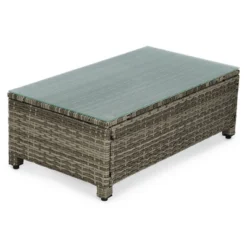 4pc Wicker Patio Sectional Seating Set - Blue - EDYO LIVING 13 4pc Wicker Patio Sectional Seating Set - Blue - EDYO LIVING -Garden Furniture Store GUEST 335d6fb7 af66 48e6 acdf 384541c1425e