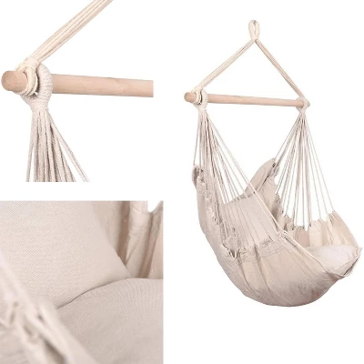 SUGIFT Hanging Hammock Chair With Double Cushions 3 SUGIFT Hanging Hammock Chair With Double Cushions - Image 3