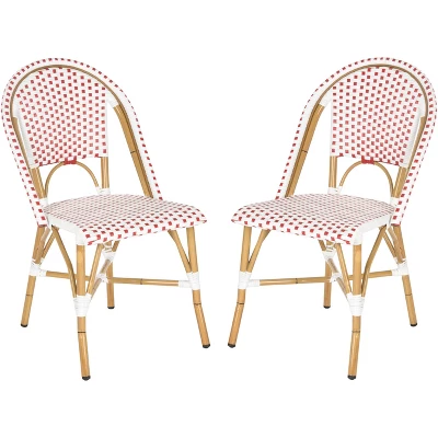 Salcha Indoor Outdoor French Bistro Side Chair (Set Of 2) - Safavieh 9 Salcha Indoor Outdoor French Bistro Side Chair (Set Of 2) - Safavieh - Image 9