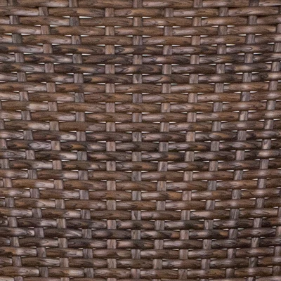 Merrick Lane Wicker Rattan Patio Chair With Curved Back And Aluminum Bamboo Frame 2 Merrick Lane Wicker Rattan Patio Chair With Curved Back And Aluminum Bamboo Frame - Image 2