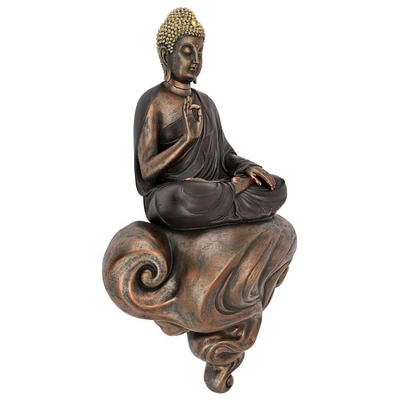 Design Toscano Enlightened Buddha On A Cloud Floating Wall Sculpture 4 Design Toscano Enlightened Buddha On A Cloud Floating Wall Sculpture - Image 4