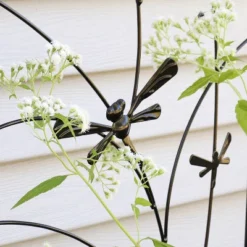 Sunnydaze Decorative Steel Metal Dragonfly Delight Design Garden Trellis - 55.75" H - Black - 2-Pack -Garden Furniture Store GUEST 38f1ee75 3962 480f a513 46079f8310ab