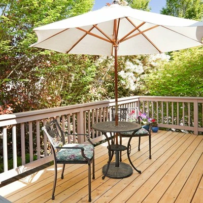 Tangkula 18" Patio Resin Umbrella Base, 24 LBS Outdoor Heavy Duty Round Umbrella Base 3 Tangkula 18" Patio Resin Umbrella Base, 24 LBS Outdoor Heavy Duty Round Umbrella Base - Image 3