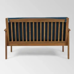 Carolina 8pc Acacia Wood Sofa Set - Brown Patina/Dark Teal - Christopher Knight Home -Garden Furniture Store GUEST 39cd0413 b868 4869 b8ff 144f258ebdb2