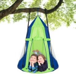 Costway 40'' Kids Hanging Chair Swing Tent Set Hammock Nest Pod Seat -Garden Furniture Store GUEST 39f7a52e f1c3 416d a88a 76ca8c8b75df