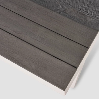 3pc Irma Aluminum Patio Sofa Sectional - White - Christopher Knight Home 4 3pc Irma Aluminum Patio Sofa Sectional - White - Christopher Knight Home - Image 4