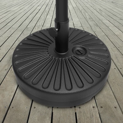 Nature Spring 50-lb Patio Umbrella Base - Black 1 Nature Spring 50-lb Patio Umbrella Base - Black