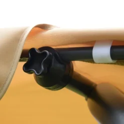 Outsunny 2-Person Porch Swing, Outdoor Patio Swing Bench With Adjustable Tilt Canopy, Cup Holder And Storage Tray, Steel Frame, Brown -Garden Furniture Store GUEST 3c333d38 fc53 4aa0 8c26 c0dd8ca4ae46