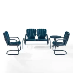 Ridgeland 4pc Outdoor Metal Conversation Set - Navy - Crosley 8 Ridgeland 4pc Outdoor Metal Conversation Set - Navy - Crosley -Garden Furniture Store GUEST 3e129ce3 4340 40ae b969 d91b62b89e85