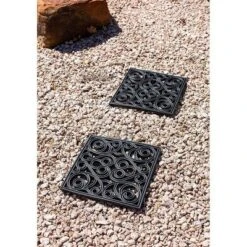 BirdRock Home Rubber Stepping Stone Tiles - 12 X 12" - Set Of 3 - Black 10 BirdRock Home Rubber Stepping Stone Tiles - 12 X 12" - Set Of 3 - Black -Garden Furniture Store GUEST 3f2da121 b8c8 41a2 907b e93f87c06272