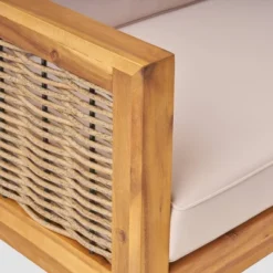 Linwood 3pc Wood And Wicker Sectional Sofa Set - Christopher Knight Home 9 Linwood 3pc Wood And Wicker Sectional Sofa Set - Christopher Knight Home -Garden Furniture Store GUEST 3fd81636 b474 45ba 994c 6195df5c8e87