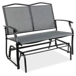 Best Choice Products 2-Person Outdoor Swing Glider, Patio Loveseat, Steel Bench Rocker For Porch W/ Armrests 13 Best Choice Products 2-Person Outdoor Swing Glider, Patio Loveseat, Steel Bench Rocker For Porch W/ Armrests -Garden Furniture Store GUEST 42f64119 e19b 4520 9d24 750417c9094a