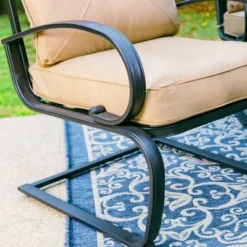 5pc Outdoor Set With Spring Motion Chairs & 28" Fire Table - Captiva Designs -Garden Furniture Store GUEST 43e1c96a b3e9 44bf b02f b077c4a39674