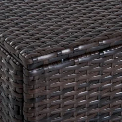 Outsunny 2 Pc 20" Outdoor PE Rattan Wicker Ottoman, Fade-Resistant Patio Footrest With Soft Cushion, Steel Frame, Dark Brown, White 9 Outsunny 2 Pc 20" Outdoor PE Rattan Wicker Ottoman, Fade-Resistant Patio Footrest With Soft Cushion, Steel Frame, Dark Brown, White -Garden Furniture Store GUEST 43ed4aff 980e 4220 8d1b c2fcdee67818