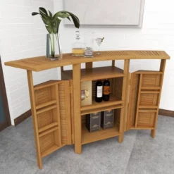 Patio Bar Table Teak - Olivia & May -Garden Furniture Store GUEST 4690d246 4d16 4282 a07f 13768f4be0a1