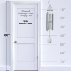 Woodstock Wind Chimes Signature Collection, Woodstock Windsinger Chime, Amazing Grace 49'' Silver Wind Chime WWAG -Garden Furniture Store GUEST 4946438c 9101 4237 b036 16db5cc544e1