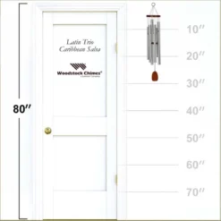 Woodstock Wind Chimes Signature Collection, Latin Trio Silver Wind Chime -Garden Furniture Store GUEST 498ed074 1f9a 4f8a 8a5d 6791a79c8a73