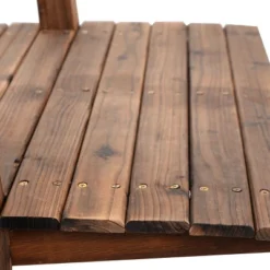 Costway 5' Wooden Bridge Stained Finish Decorative Solid Wood Garden Pond Arch Walkway 14 Costway 5' Wooden Bridge Stained Finish Decorative Solid Wood Garden Pond Arch Walkway -Garden Furniture Store GUEST 4c4ba8b1 ccca 46c3 b4fd 338ccbdfedc5