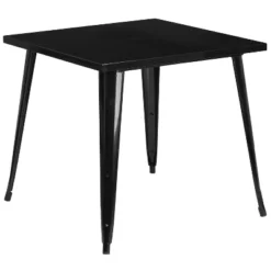 Flash Furniture Commercial Grade 31.75" Square Metal Indoor-Outdoor Table -Garden Furniture Store GUEST 4cba223a c121 4e54 b696 b21c3887a2ac