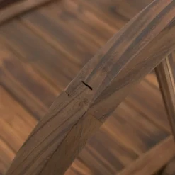 Outsunny 3.3ft Wooden Garden Bridge Arc Footbridge With Half-Wheel Style Railings & Solid Fir Construction, Stained Wood -Garden Furniture Store GUEST 4da8deb2 13c8 468b 93f9 c598c756a626