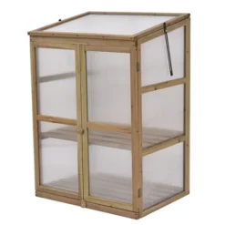 Costway Garden Portable Wooden GreenHouse Cold Frame Raised Plants Shelves Protection -Garden Furniture Store GUEST 4e86f33b 9fc3 406e b4f8 e6b10451c68c