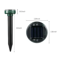 Dartwood Outdoor Solar Ultrasonic Pest And Mole Repellent - Remove Groundhogs Rats Mice Snakes And More From Your Gardens, Lawns,and Yards (4-8 Packs) -Garden Furniture Store GUEST 4f2cb030 7561 49dc a1e3 130ac2a37113 1