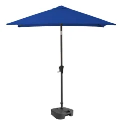 9' Square Titling Market Patio Umbrella With Base - CorLiving -Garden Furniture Store GUEST 50b6d771 21b6 49da 94c5 97de812f4ff8