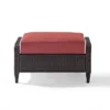 Kiawah Outdoor Wicker Ottoman - Crosley